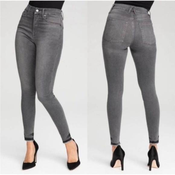Good American Good Legs Crop Raw Edge - Picture 1 of 6